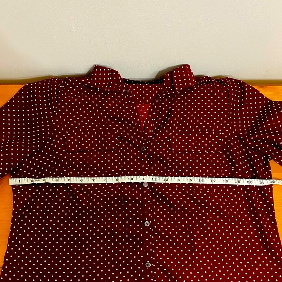 Alfred Sung button down top - Picture 4 of 6